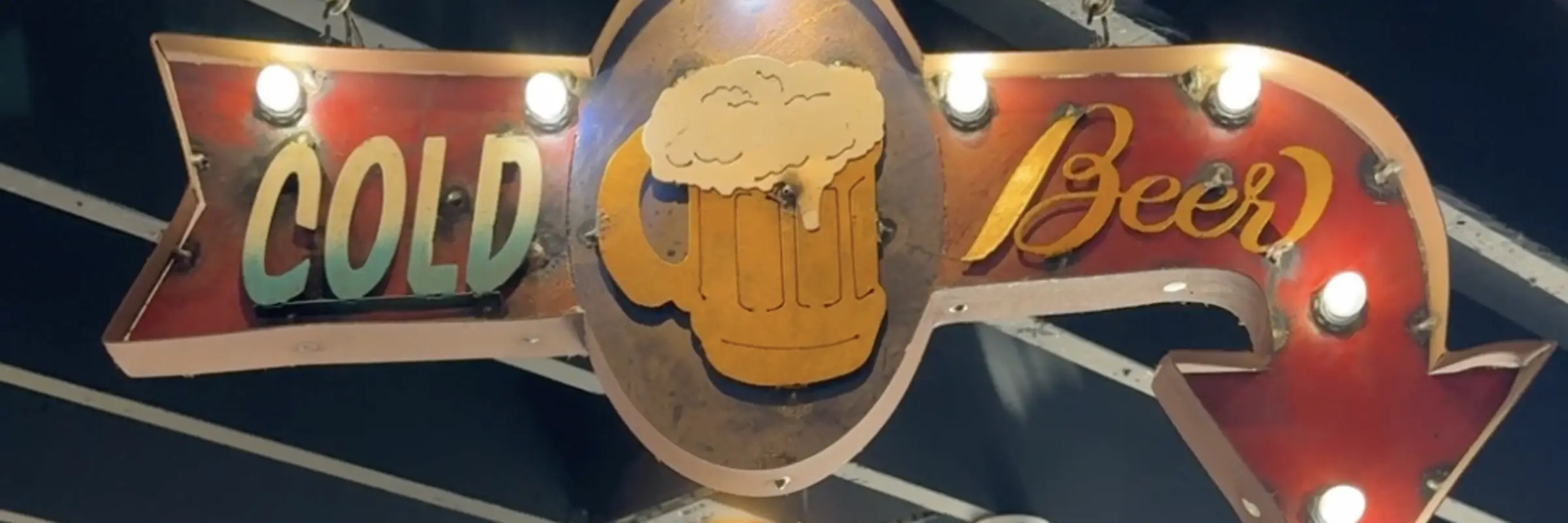 Bar Menu Page Header Image - Desktop