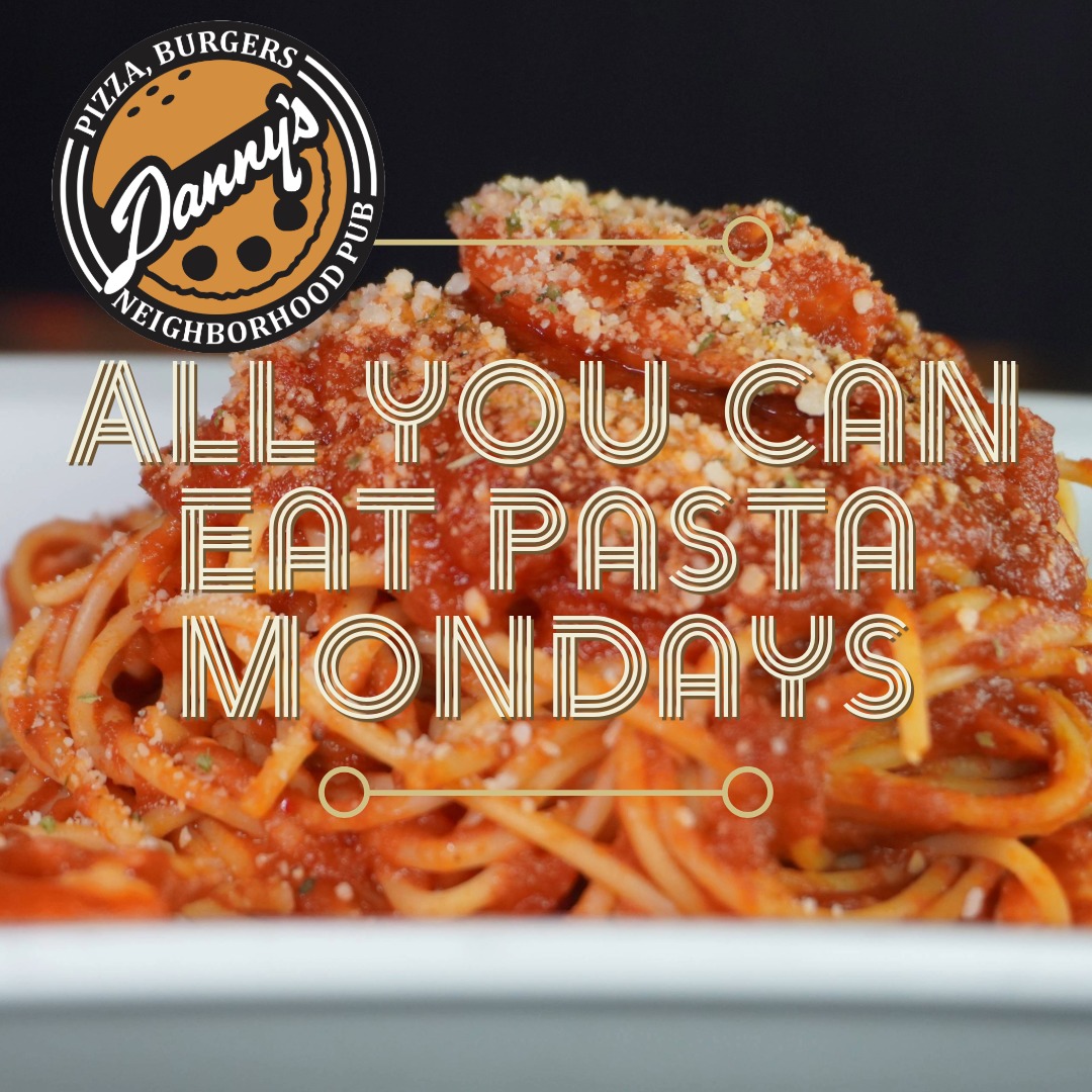 All You Can Eat Pasta Mondays