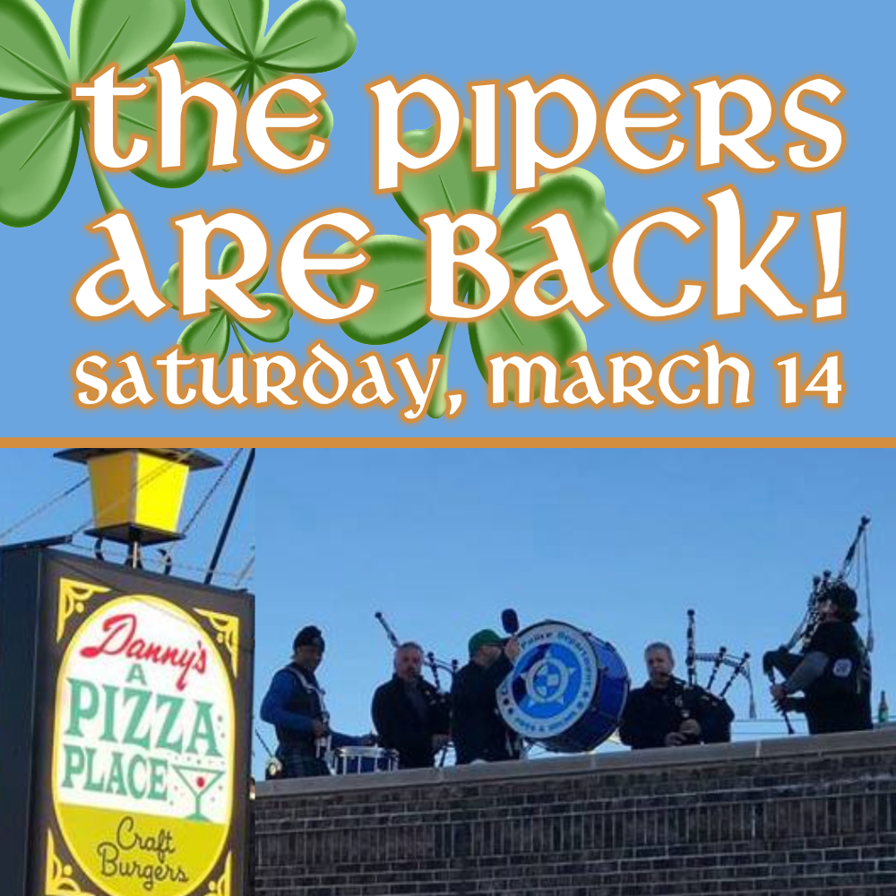 Bagpipers at Danny's March 14